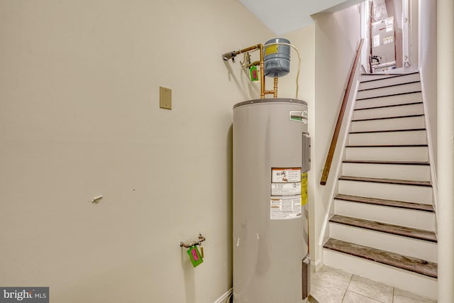 utilities featuring electric water heater