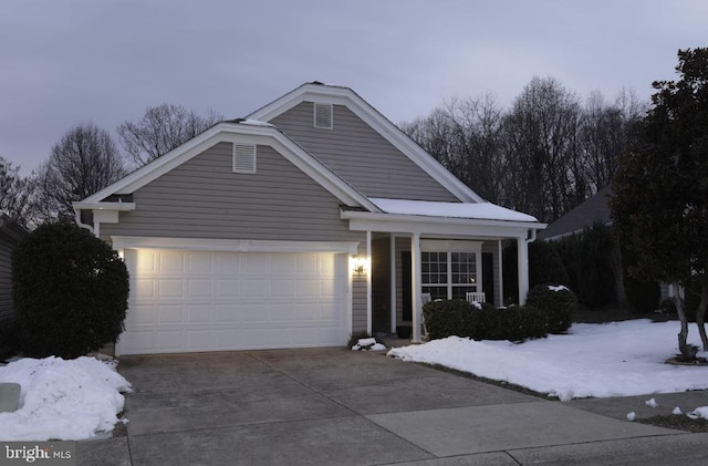 view of front of property