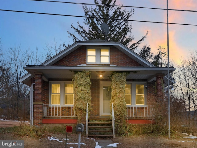 view of bungalow