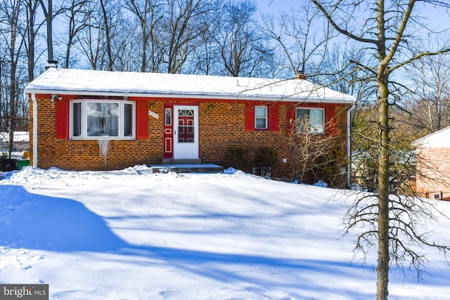 view of front of home