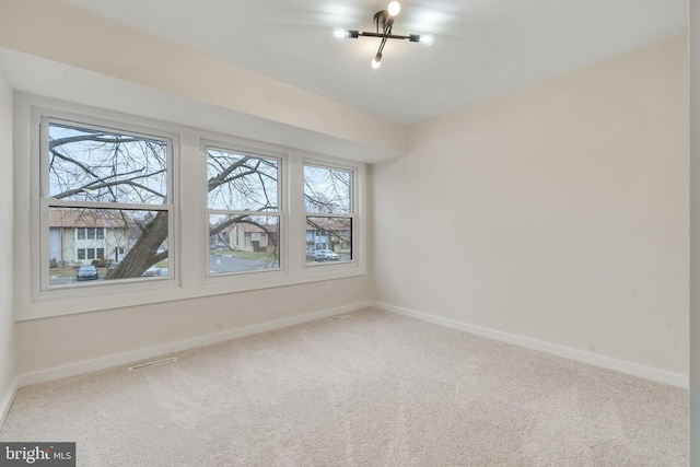 empty room featuring carpet