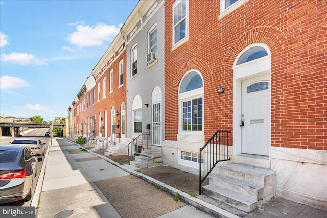 view of property with cooling unit