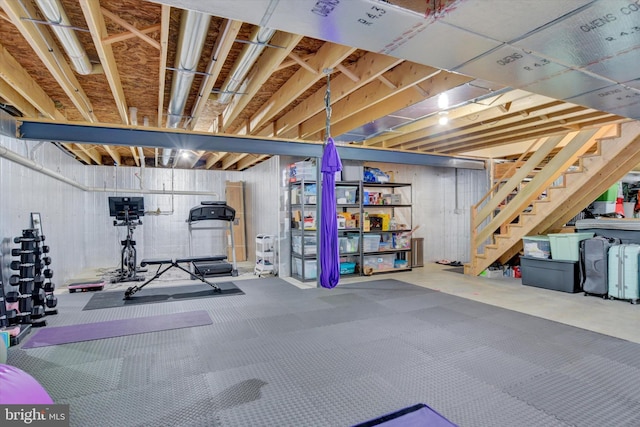 view of workout room