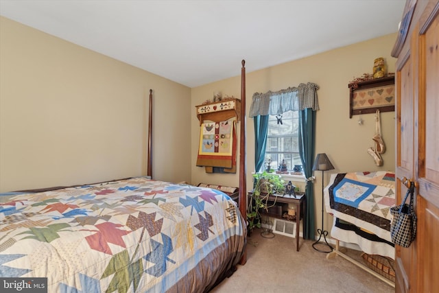 bedroom with carpet flooring