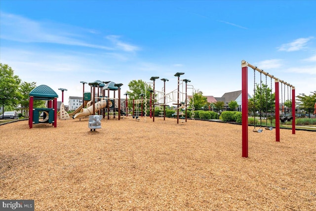 view of communal playground