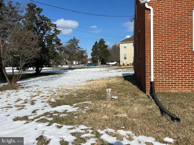 view of snowy yard