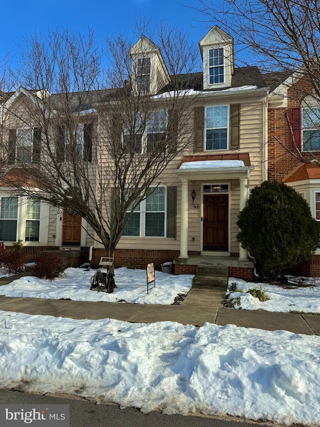 view of front of home