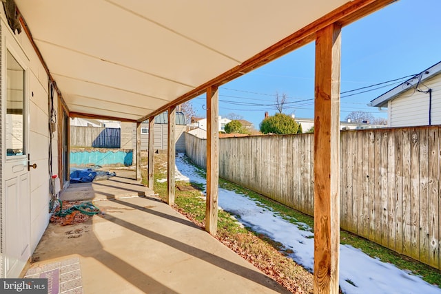 view of patio