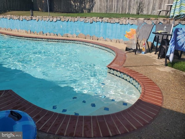 view of pool