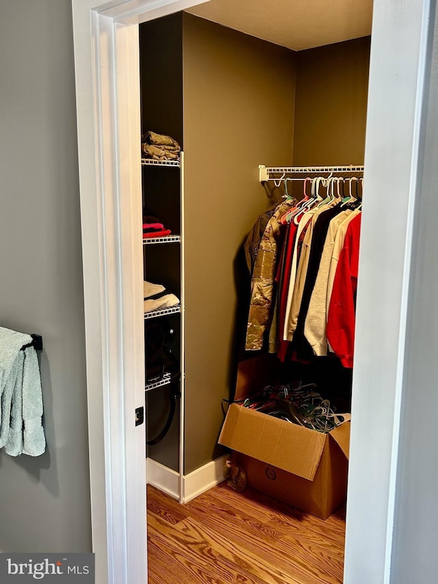 view of closet