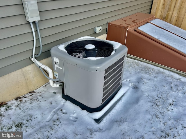 exterior details featuring central air condition unit