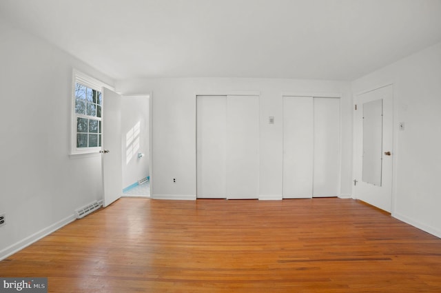 interior space featuring light hardwood / wood-style floors