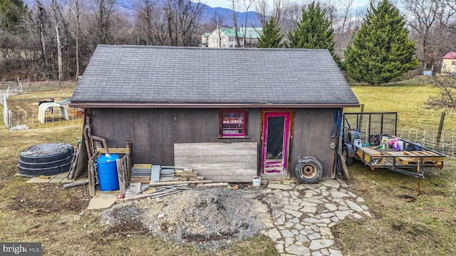 view of outbuilding