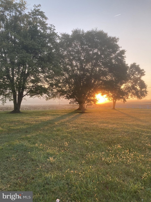 view of nature at dusk