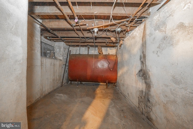 view of basement