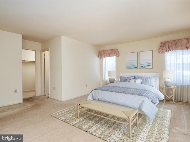 bedroom featuring carpet floors