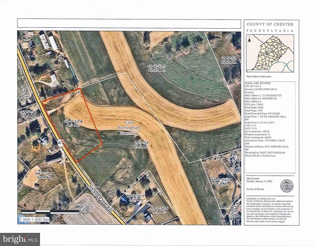 2341 Hickory Hill Rd, Oxford PA, 19363 land for sale