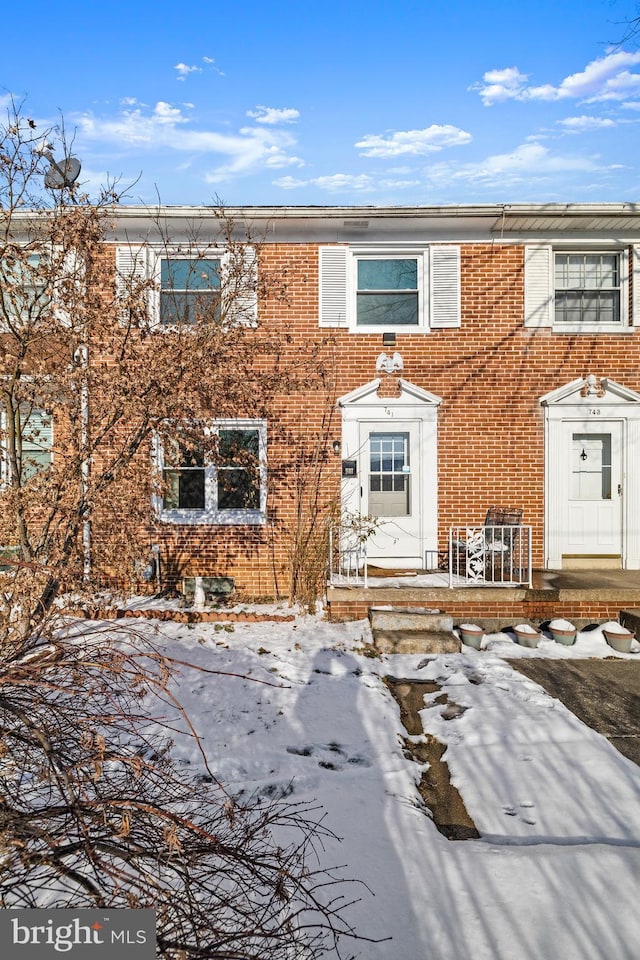 view of townhome / multi-family property