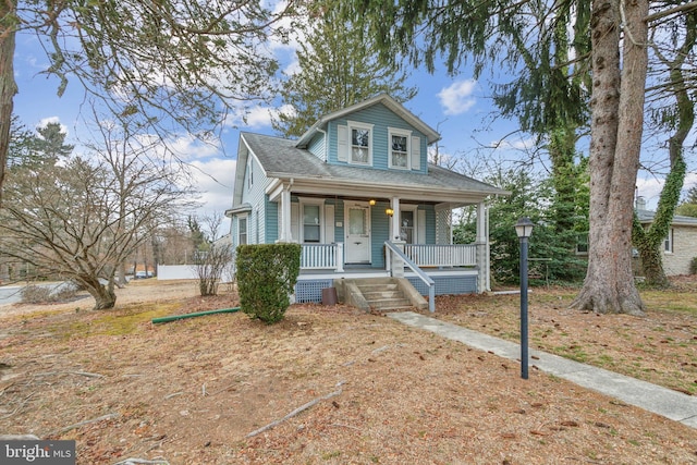 bungalow with covered porch