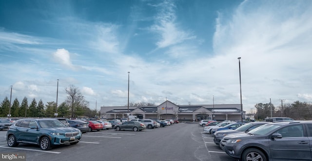 view of uncovered parking lot