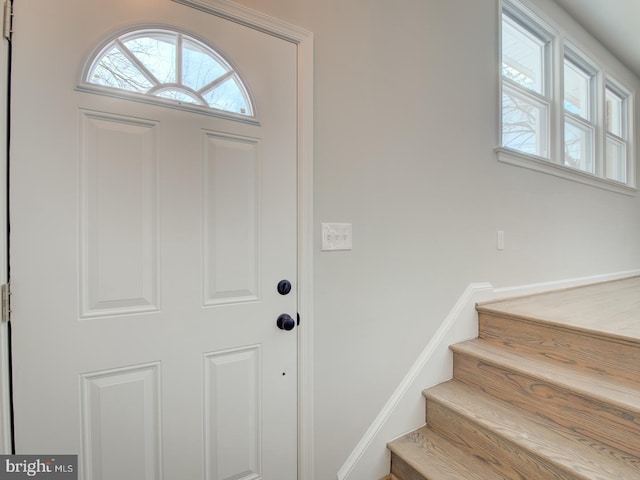 view of entrance foyer