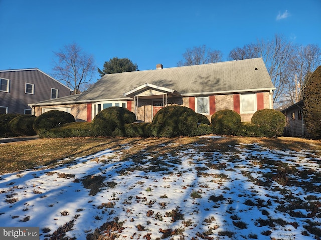 view of front of home