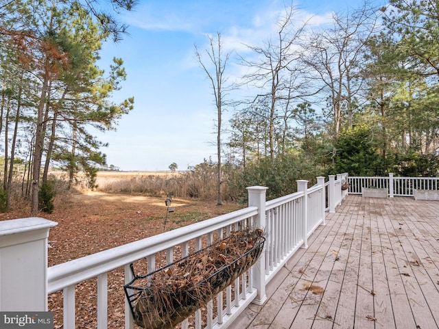 view of deck