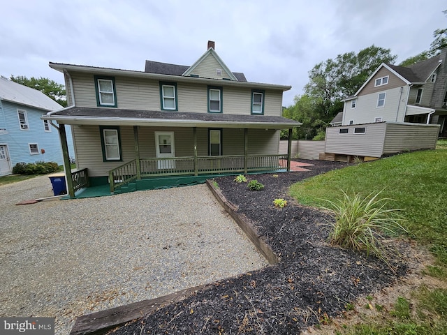 view of front of home