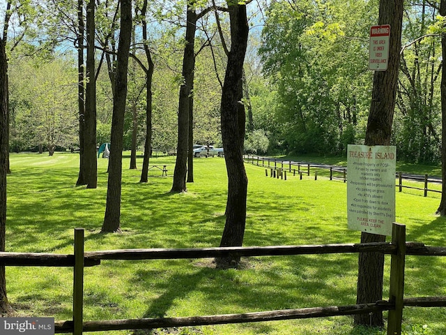 view of community
