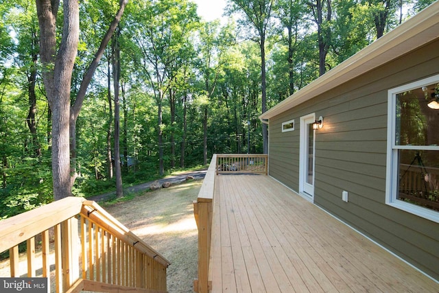 view of deck