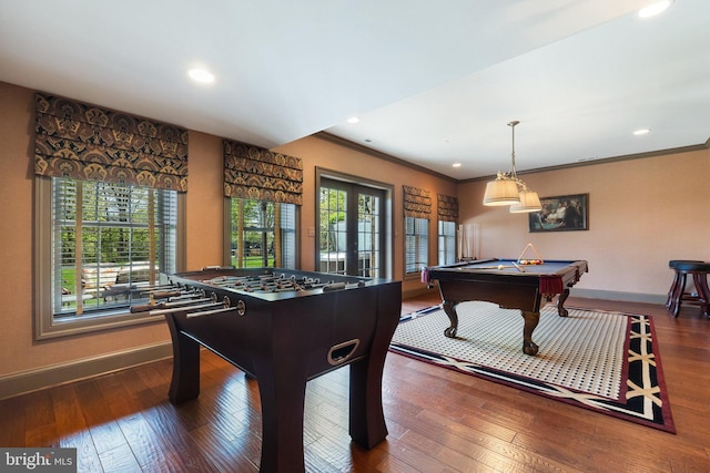 40959 Pacer Ln, Paeonian Springs, VA 20129 - playroom with a healthy amount of sunlight, hardwood / wood-style flooring, and baseboards