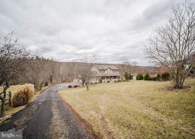 view of road