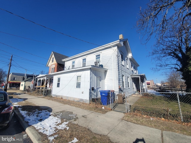 view of side of property