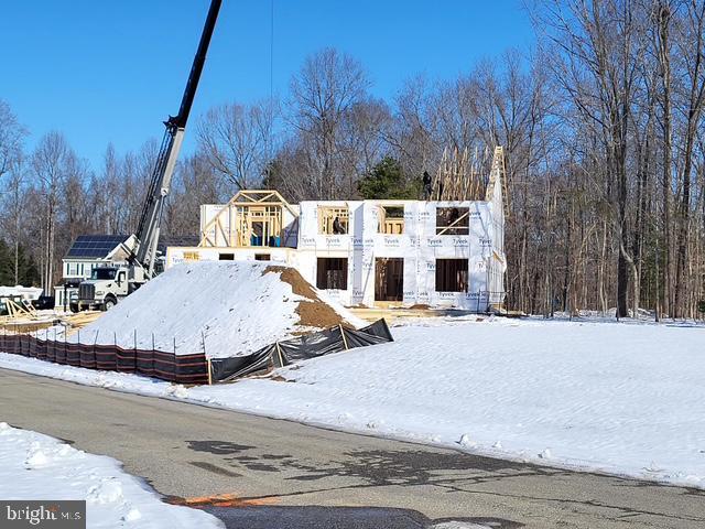 view of unfinished property