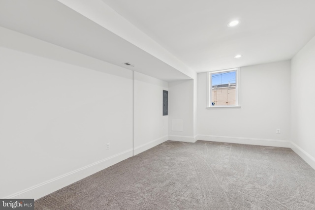 empty room with carpet flooring