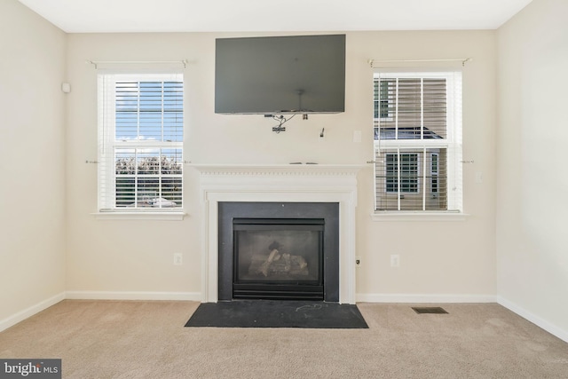 interior details with carpet flooring