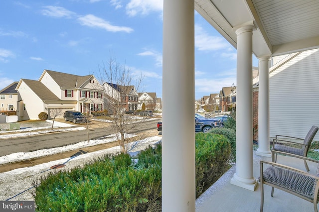 view of patio / terrace featuring a porch