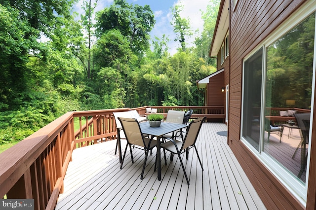 view of deck