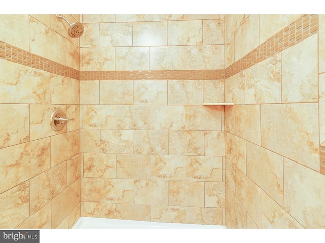 details with tiled shower