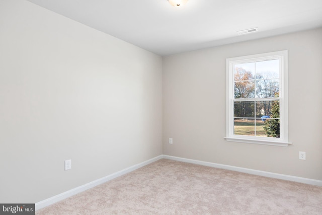 LOT4 Lakeview Dr, Colonial Beach, VA 22443 - empty room with baseboards, visible vents, and light colored carpet