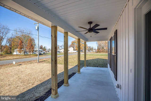 LOT4 Lakeview Dr, Colonial Beach, VA 22443 - view of patio / terrace with ceiling fan