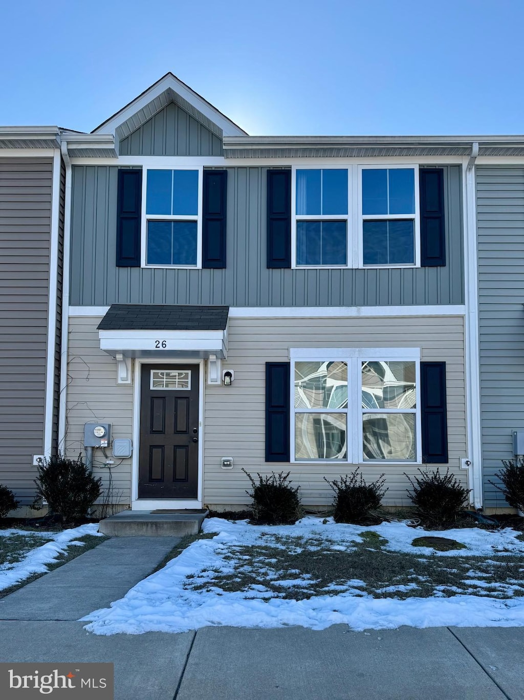 view of front of home