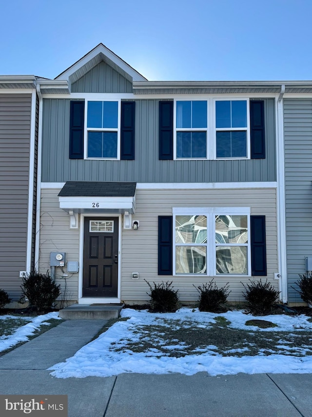 view of front of home