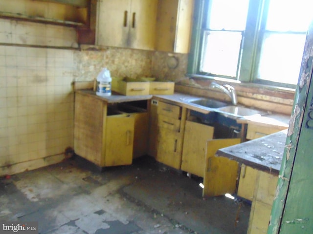 kitchen featuring sink