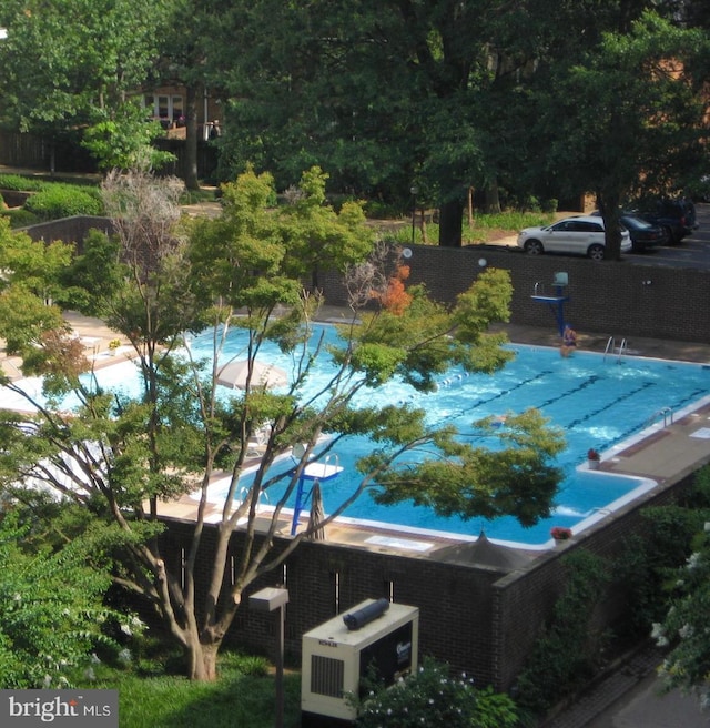 view of pool