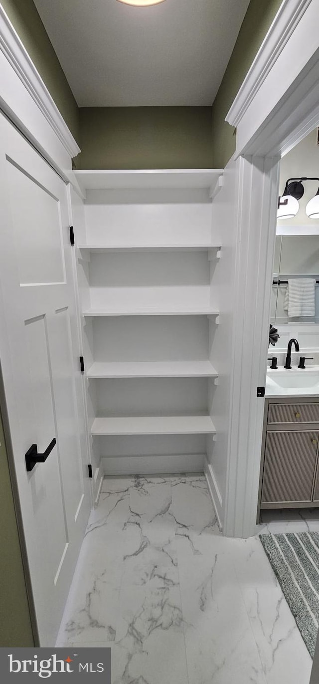 pantry featuring sink