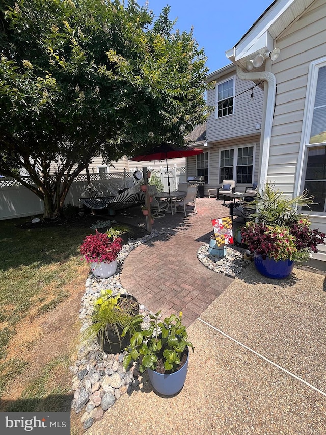 view of patio