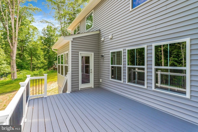 view of deck