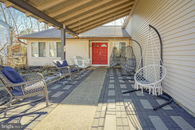 view of patio