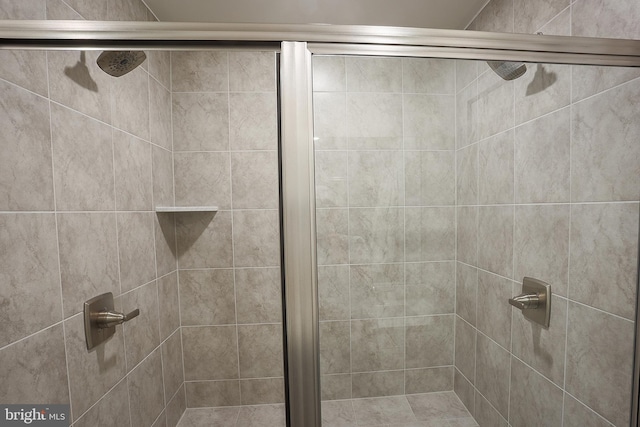 bathroom with walk in shower